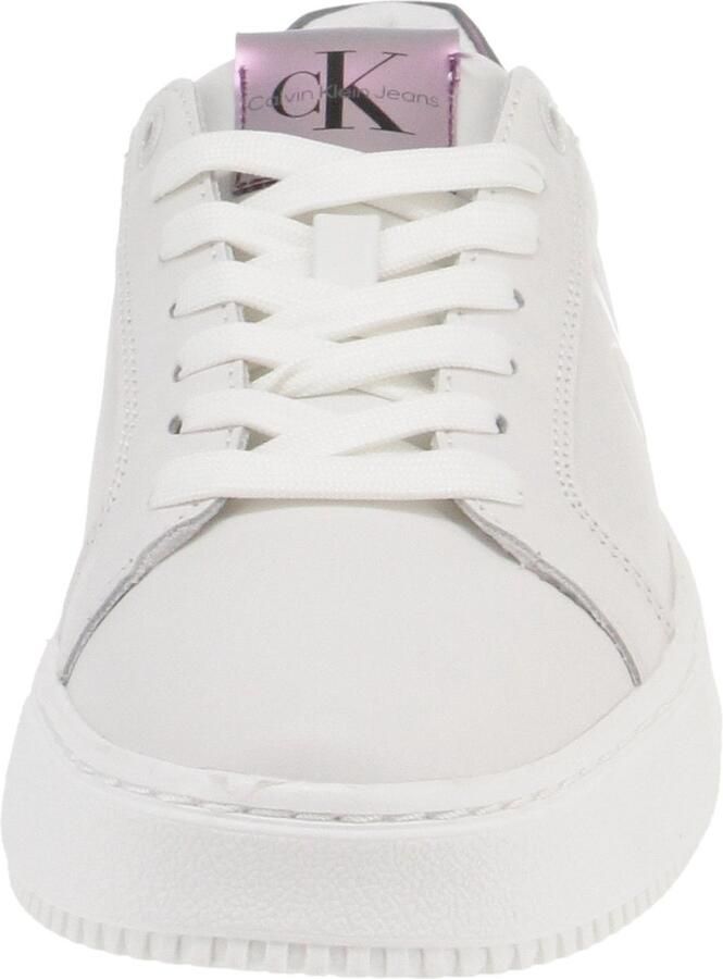 Calvin Klein Jeans Calvin Klein YW0YW01202 Damesschoenen Sneaker 01W-Wit-Amethyst - Foto 2