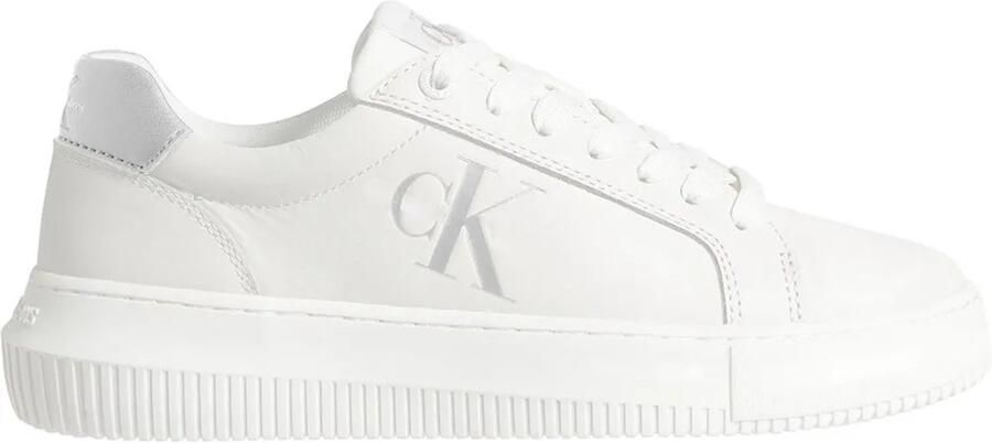 Calvin Klein Jeans Cupsole Laceup Schoenen Wit Vrouw