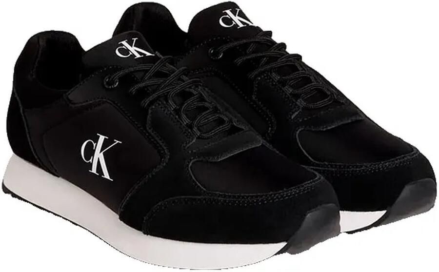 Calvin Klein Jeans Zwarte Sportieve Sneakers met Veters
