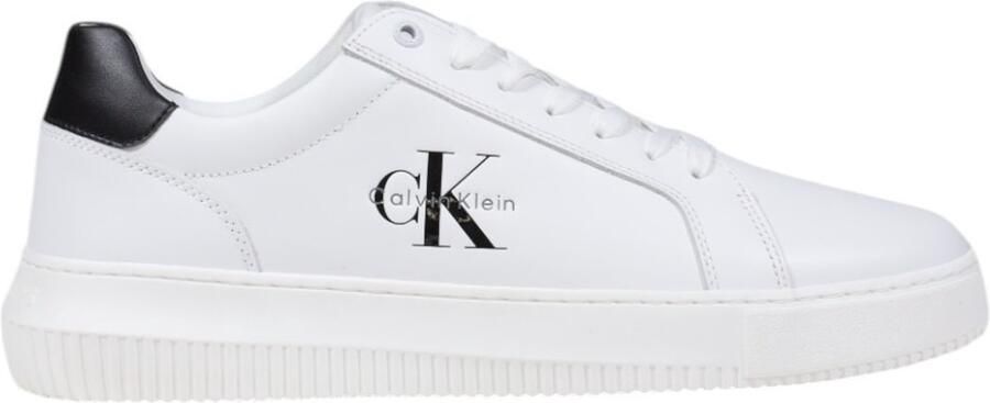 Calvin Klein Sneakers CHUNKY CUPSOLE MONO LTH Veterschoen lage schoen vrijetijdssneaker met logo aan de zijkant
