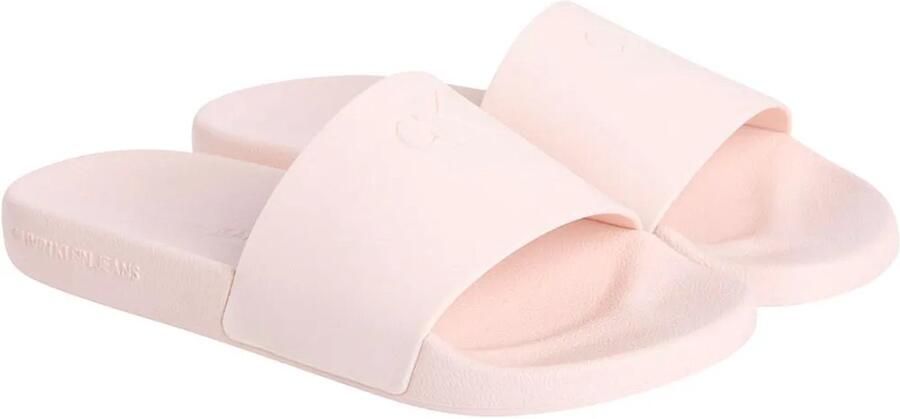 Calvin Klein Jeans Monogram Tpu Slippers Roze Vrouw