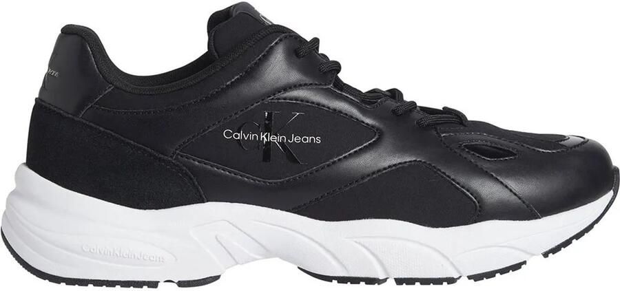 Calvin Klein Jeans Retro Tennis Low Laceup Mtl Schoenen Zwart Man