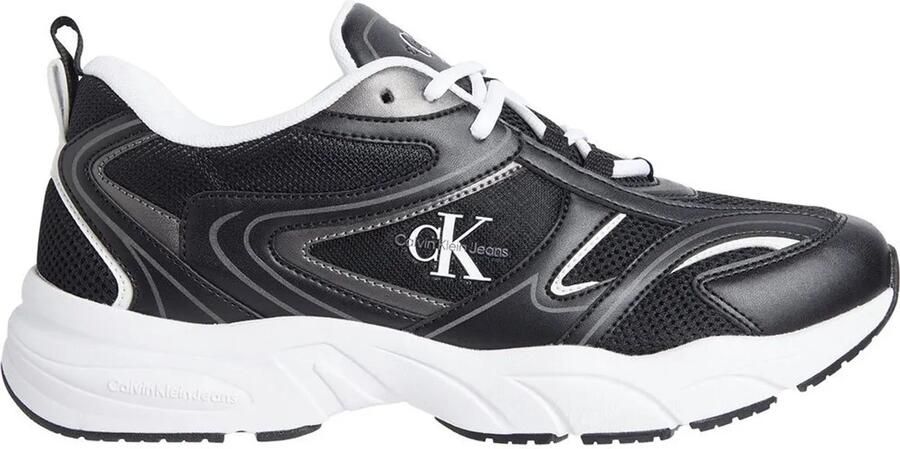 Calvin Klein Jeans Retro Tennis Mesh Ml Schoenen Zwart Man