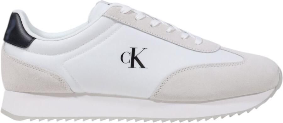 Calvin Klein Sneakers RETRO RUNNER LACE UP NY-SU Vrijetijdsschoen lage schoen veterschoen met zij CK-logo