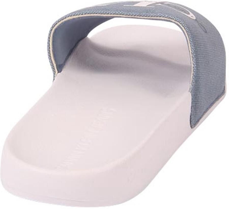 Calvin Klein Jeans Serie Dames Instappers Nauwsluitend Blauw Met Logo