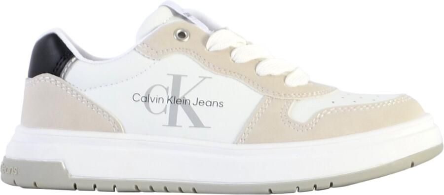 Calvin Klein Jeans-sneakers met veters voor kinderen laag model met vetersluiting
