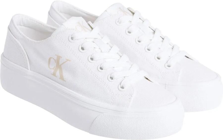Calvin Klein Jeans Lente Zomer Dames Sneakers Collectie White Dames
