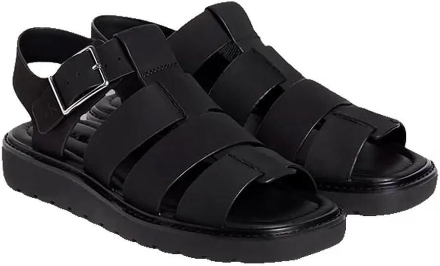 Calvin Klein Jeans Zadar Fisherman Sandalen Zwart Vrouw