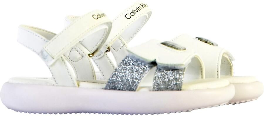 Calvin Klein Kindersandalen met klittenband in jeanslook V3A2 - Foto 3