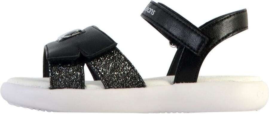 Calvin Klein Kindersandalen met klittenband in jeanslook V3A2