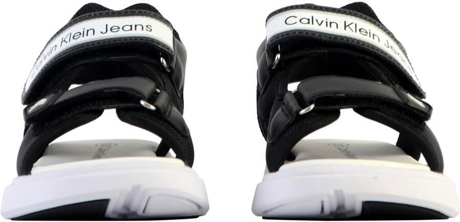 Calvin Klein Klittenbandjeansandalen voor kinderen V3B2