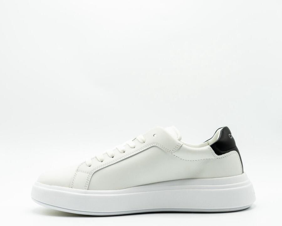 CK Calvin Klein Sneakers van leer met contrastgarnering model 'LACE UP' - Foto 5