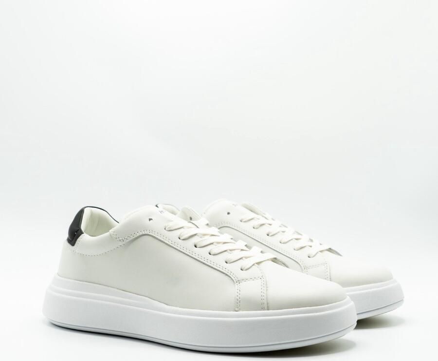 CK Calvin Klein Sneakers van leer met contrastgarnering model 'LACE UP' - Foto 4
