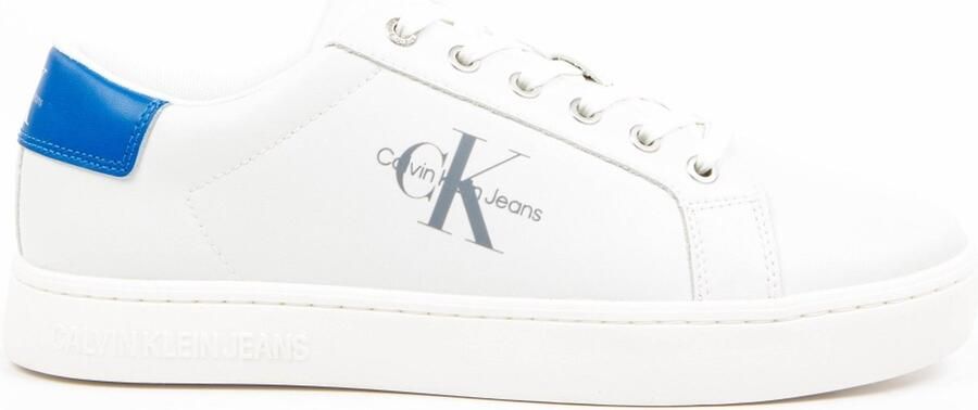 Calvin Klein Lage leren sneakers Wit White Dames - Foto 1