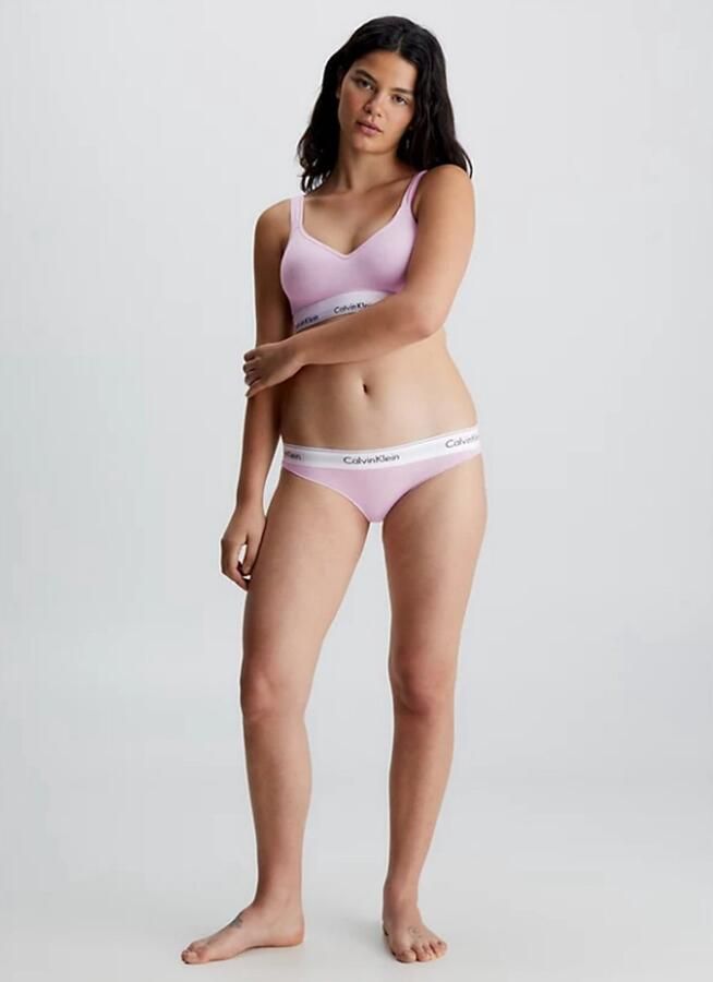 Calvin Klein Serie Roze Dames Figuur Maat S Bawełna Modal Elastaan