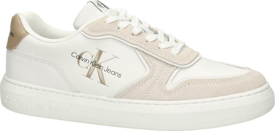 Calvin Klein Sneakers van leer met suède details en logo - Foto 4