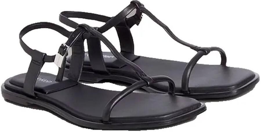 Calvin Klein Squared Flat Sandalen Zwart Vrouw