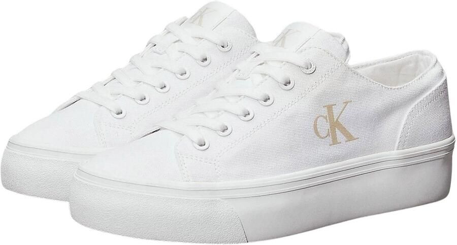 Calvin Klein Jeans Lente Zomer Dames Sneakers Collectie White Dames - Foto 2