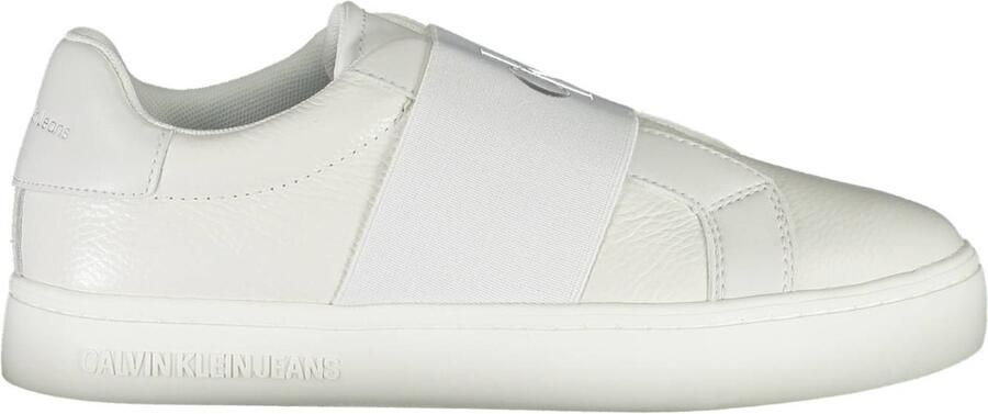 Calvin Klein Sportieve Witte Sneakers met Elastische Band White Dames