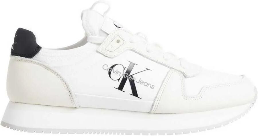 Calvin Klein Sneakers RUNNER SOCK LACEUP ML LTH halfschoen vrijetijdsschoen veterschoen met logo-opdruk - Foto 1