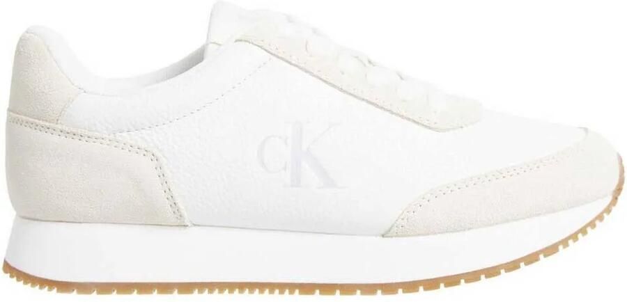 Calvin Klein Sneakers RUNNER LACEUP LOW MIX MG vrijetijdsschoen lage schoen veterschoen met zij ck-logo