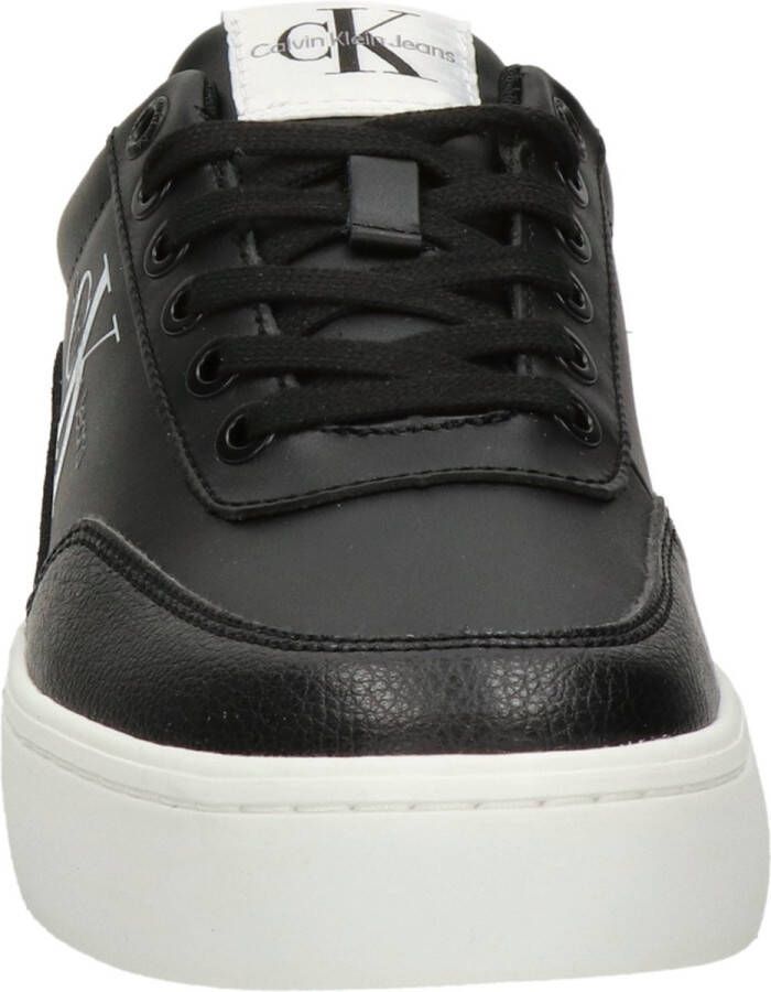 Calvin Klein Zwarte Polyester Sneaker met Contrasterende Details Zwart Dames