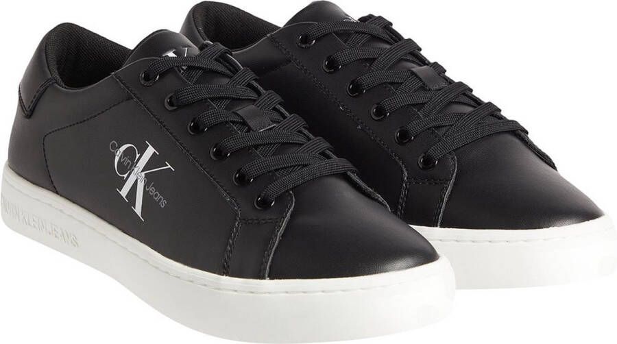 Calvin Klein Classic Cupsole Lace Up Heren Sneakers Zwart