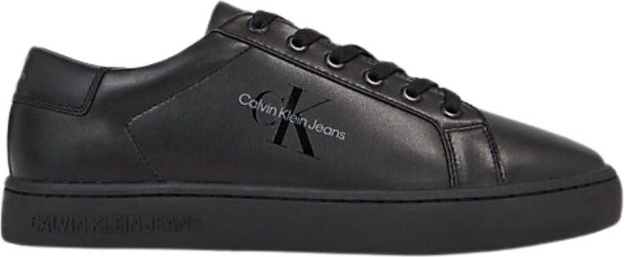 Calvin Klein Jeans Sneakers van leer met labeldetails model 'CLASSIC'