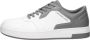 Calvin Klein Cupsole Laceup Basket Sneakers Laag donkergrijs - Thumbnail 1