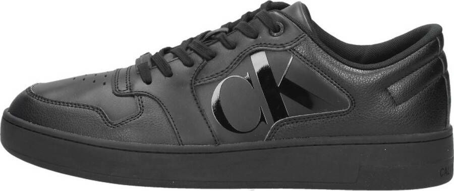 Calvin Klein Sneakers CUPSOLE LACEUP BASKET LOW POLY met logo-initialen in lak-look opzij