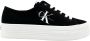 Calvin Klein Sneakers in zwart voor Dames Gevulkaniseerde Flatform Laceup CO - Thumbnail 1