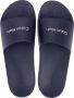 Calvin Klein Blauwe Bedrukte Pantoffels Lente Zomer Mannen Blue Heren - Thumbnail 1