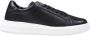 Calvin Klein Zwarte leren sneakers met rubberen zool Black Heren - Thumbnail 1