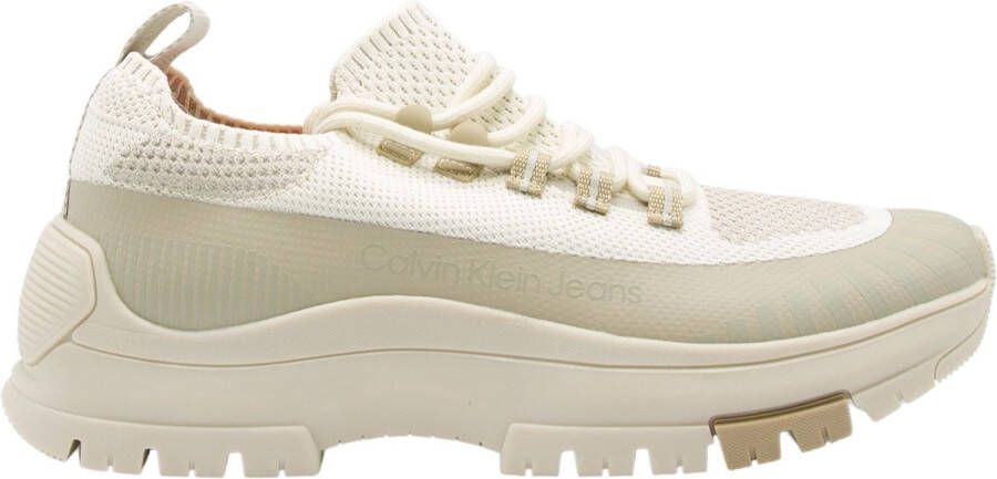Calvin Klein Hybrid Shoe Lace Up Heren Sneakers Eggshell