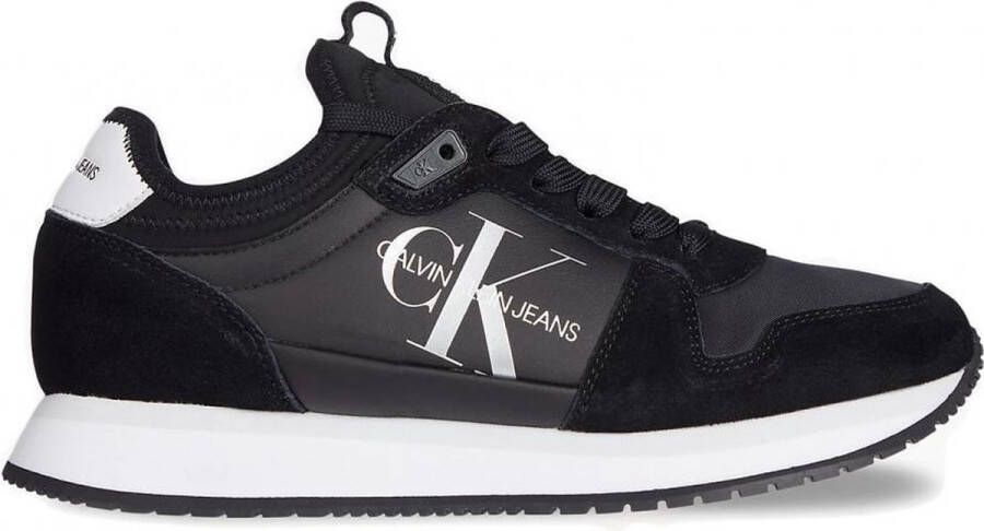 Calvin Klein Jeans Calvin Klein Runner Sock Lace Up NY-LTH Sneakers Laag zwart