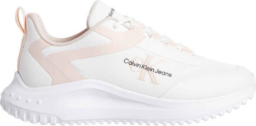 Calvin Klein Jeans Ck Jeans Eva Runner Lage Kanten Sneakers Streetwear Vrouwen