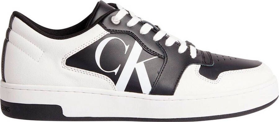 Calvin Klein Jeans Cupsole Laceup Basketball Sneakers Heren Black