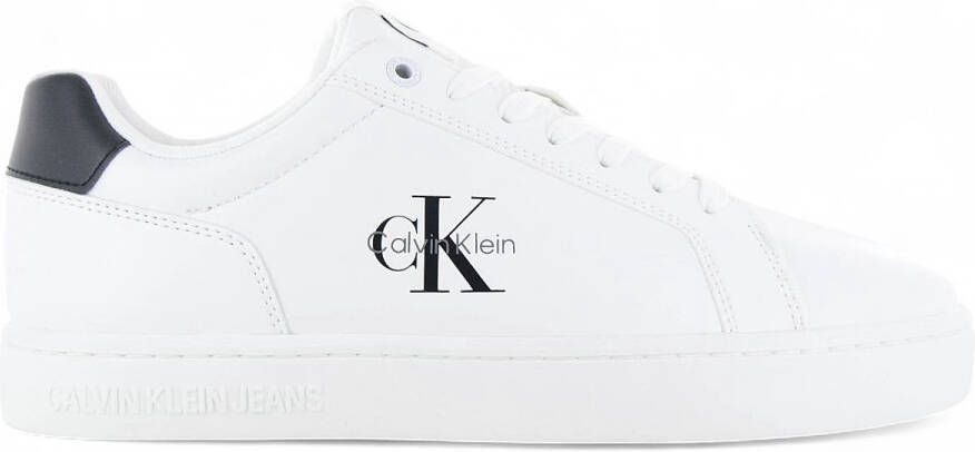 Calvin Klein Jeans Minimalistische leren sneakers met cupzool