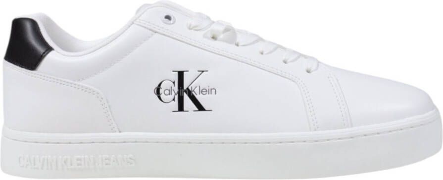 Calvin Klein Jeans Minimalistische leren sneakers met cupzool
