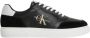 Calvin Klein Zwarte Polyester Sportieve Sneakers met Stijlvol Print Black Heren - Thumbnail 1