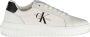 Calvin Klein Plateausneakers CHUNKY CUPSOLE MONO LTH WN vrijetijdsschoen lage schoen veterschoen met ck-opdruk aan de zijkant - Thumbnail 1