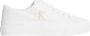 Calvin Klein Jeans Lente Zomer Dames Sneakers Collectie White Dames - Thumbnail 5