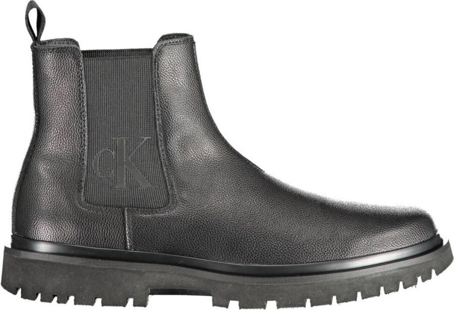 Calvin Klein Jeans Chelsea boots van leer model 'LUG MID CHELSEA BOOT'