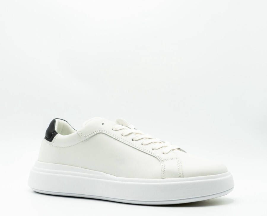 CK Calvin Klein Sneakers van leer met contrastgarnering model 'LACE UP' - Foto 2