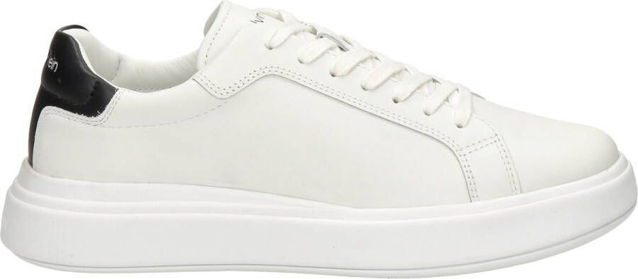 CK Calvin Klein Sneakers van leer met contrastgarnering model 'LACE UP' - Foto 3