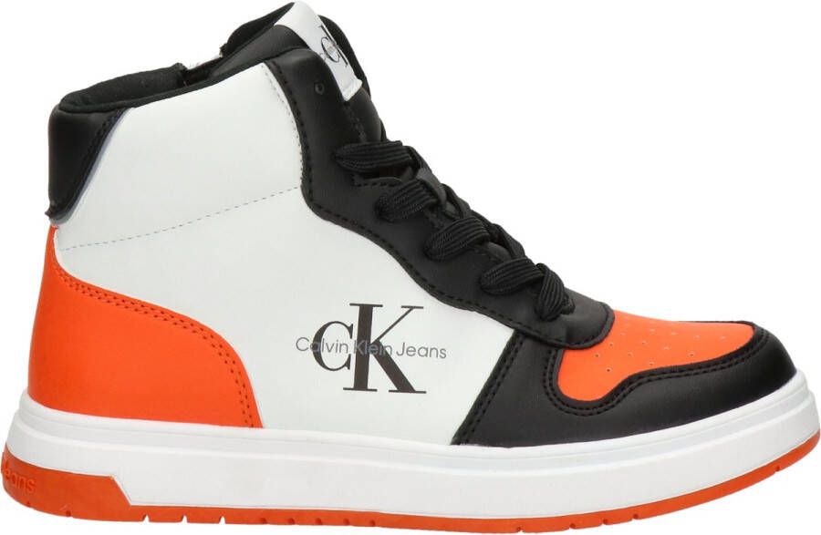 Calvin Klein Patty jongens sneaker Zwart multi