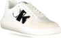 Calvin Klein Chunky Cupsole Mono Heren Schoenen Wit Maat: 40 Leer Foot Locker - Thumbnail 2