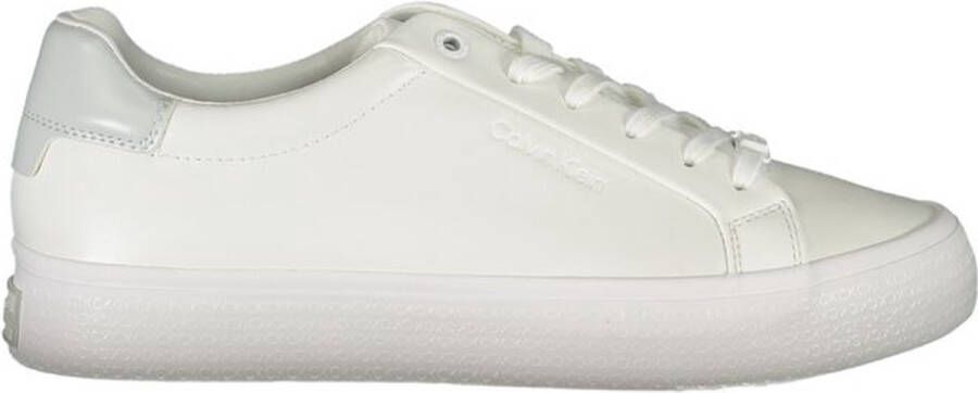 Calvin Klein Polyester Sneaker Met Contrasterende Details En Veters