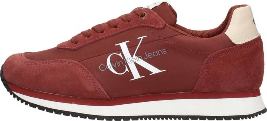 Calvin Klein Retro Runner Laceup R Poly Veterschoenen Laag Brick