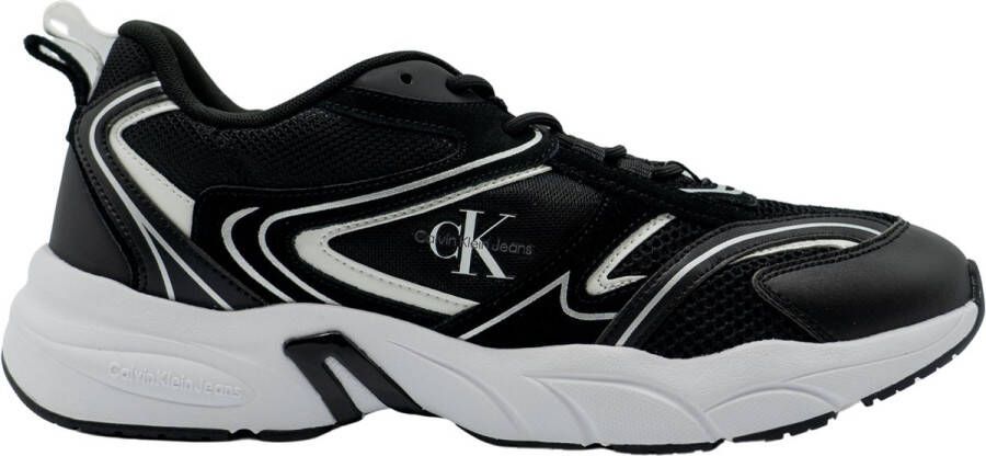 Calvin Klein Klassieke Retro Tennisschoenen Black Heren